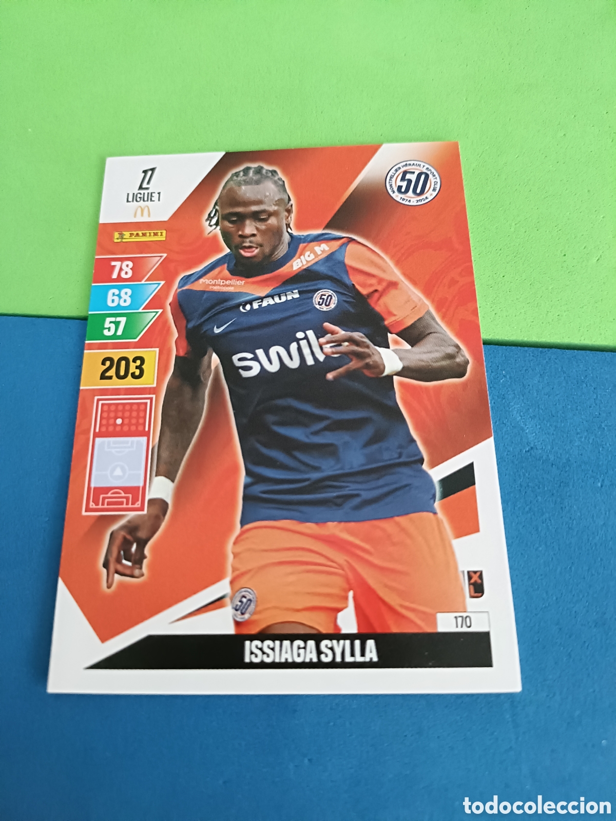 Cromos de F&uacute;tbol: LIGUE 1 FRANCIA FRANCE ADRENALYN XL 24 25 2024 2025 - 170 Sylla
