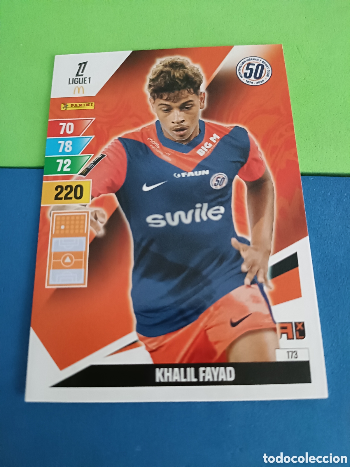 Cromos de F&uacute;tbol: LIGUE 1 FRANCIA FRANCE ADRENALYN XL 24 25 2024 2025 - 173 Fayad