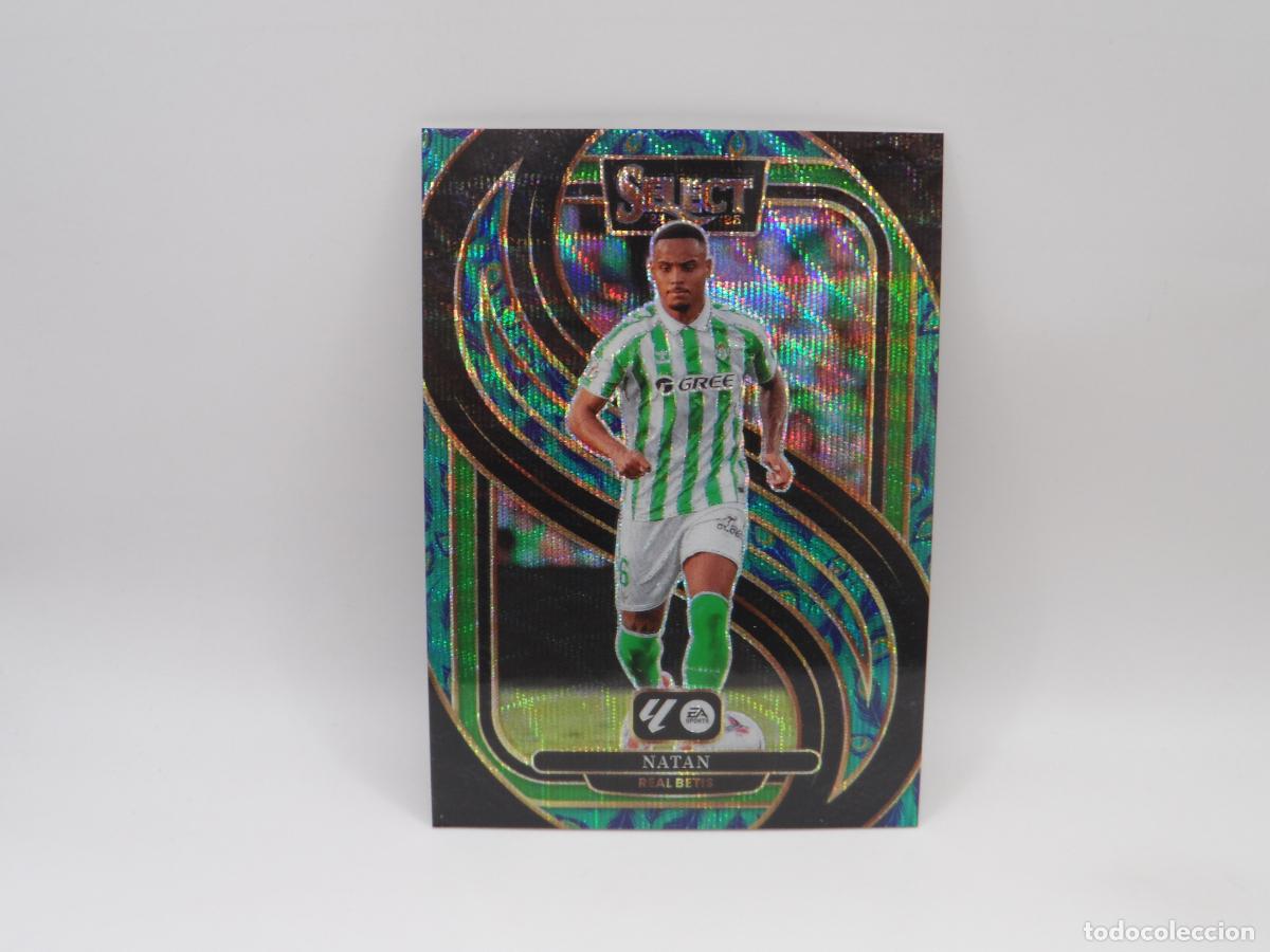 Cromos de F&uacute;tbol: 134 NATAN PARALELA PEACOCK BETIS PANINI SELECT 2024 2025 24 25 PRIZM