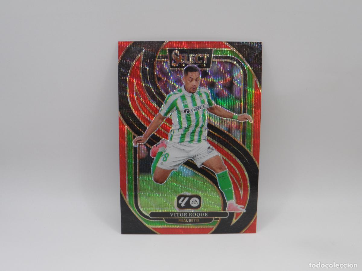 Cromos de F&uacute;tbol: 131 VITOR ROQUE NUMERADA /59 RED WAVE BETIS PANINI SELECT 2024 2025 24 25