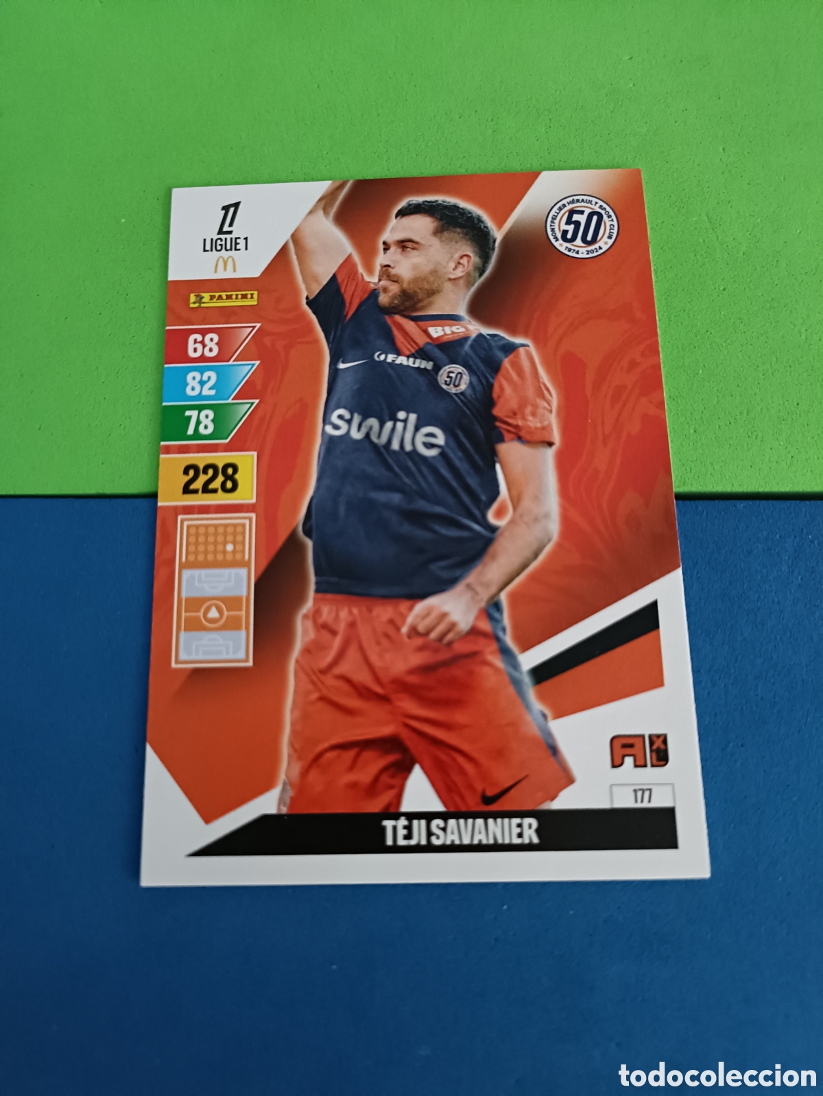Cromos de F&uacute;tbol: LIGUE 1 FRANCIA FRANCE ADRENALYN XL 24 25 2024 2025 - 177 Savanier