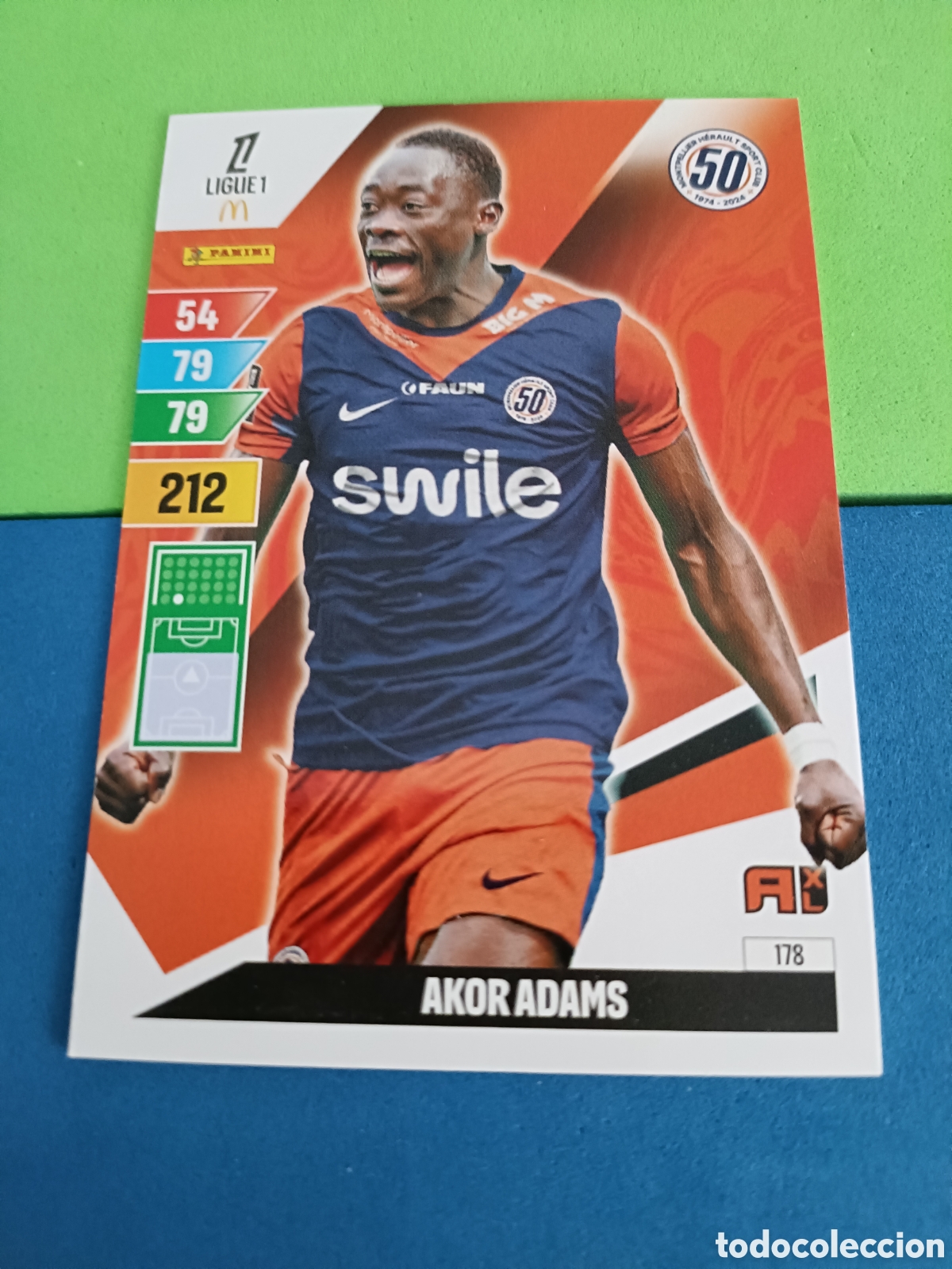 Cromos de F&uacute;tbol: LIGUE 1 FRANCIA FRANCE ADRENALYN XL 24 25 2024 2025 - 178 Akor Adams