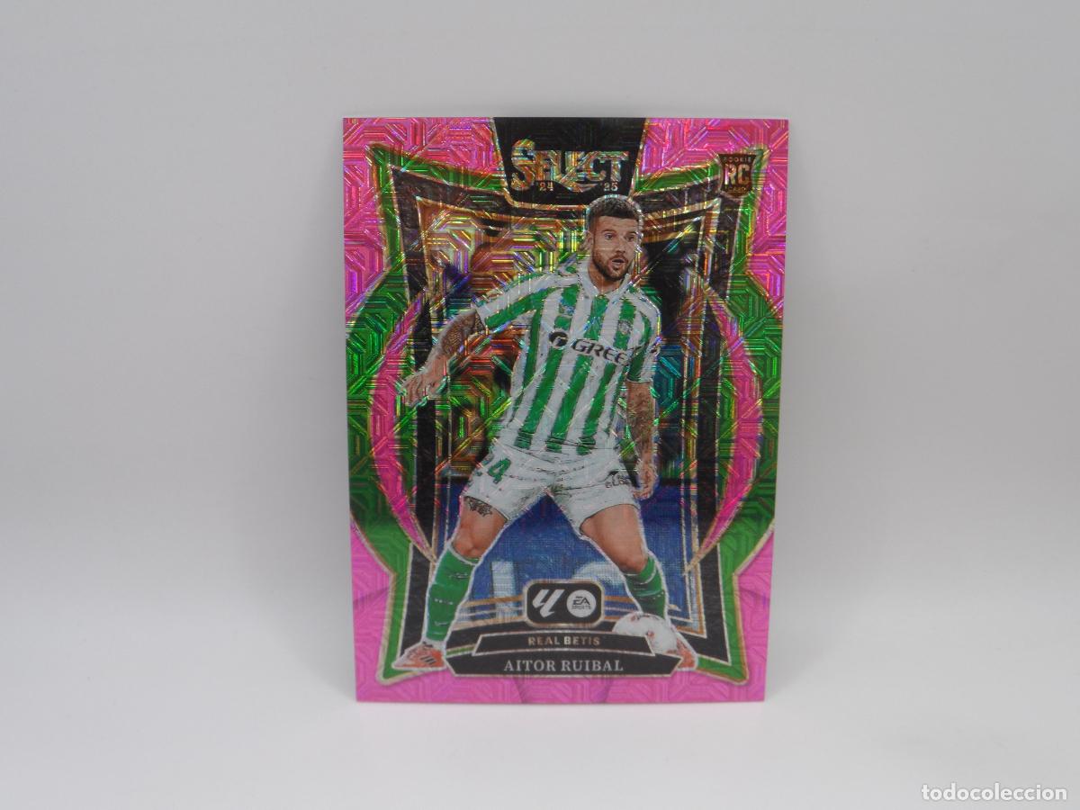 Cromos de F&uacute;tbol: 37 AITOR RUIBAL ROOKIE NUMERADA /179 PINK MOJO BETIS PANINI SELECT 2024 2025 24 25