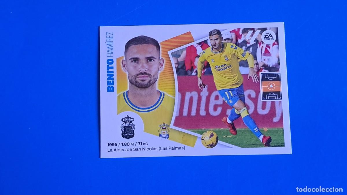 Cromos de F&uacute;tbol: LIGA ESTE 2024 2025 24 25 N&ordm; COLOCA 14 BENITO LAS PALMAS NUEVO SIN PEGAR