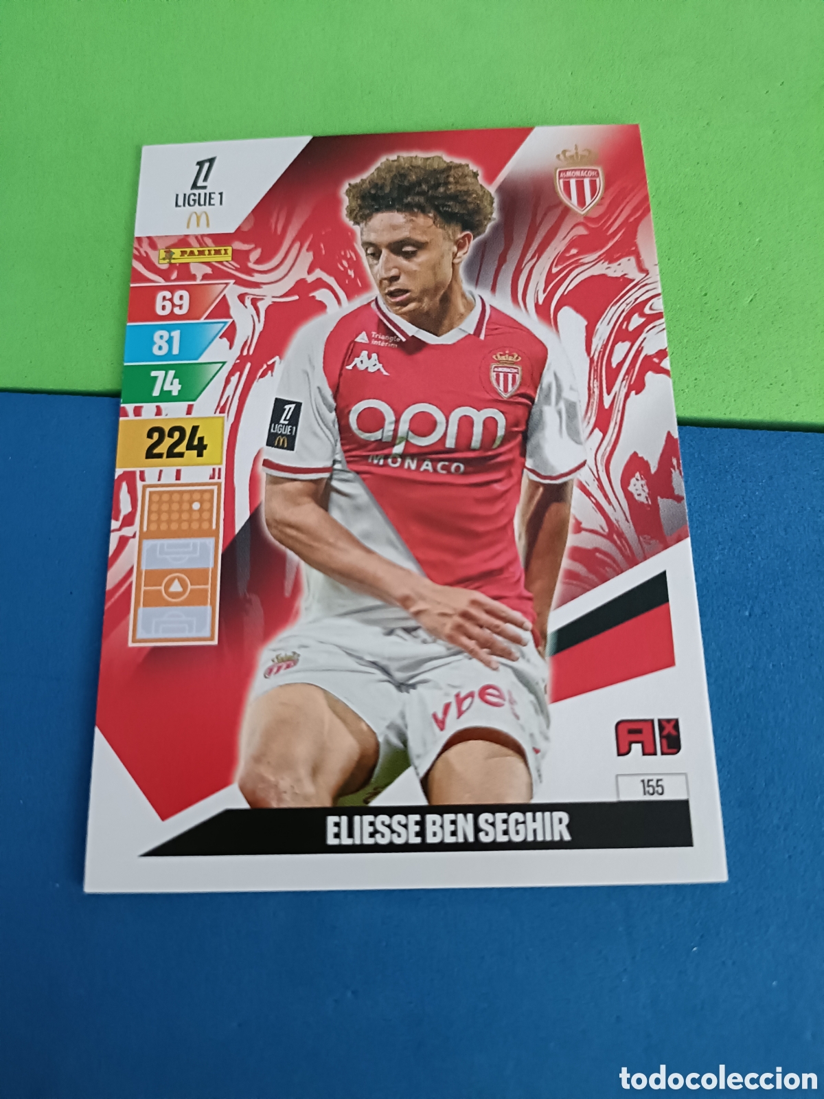 Cromos de F&uacute;tbol: LIGUE 1 FRANCIA FRANCE ADRENALYN XL 24 25 2024 2025 - 155 Ben Seghir