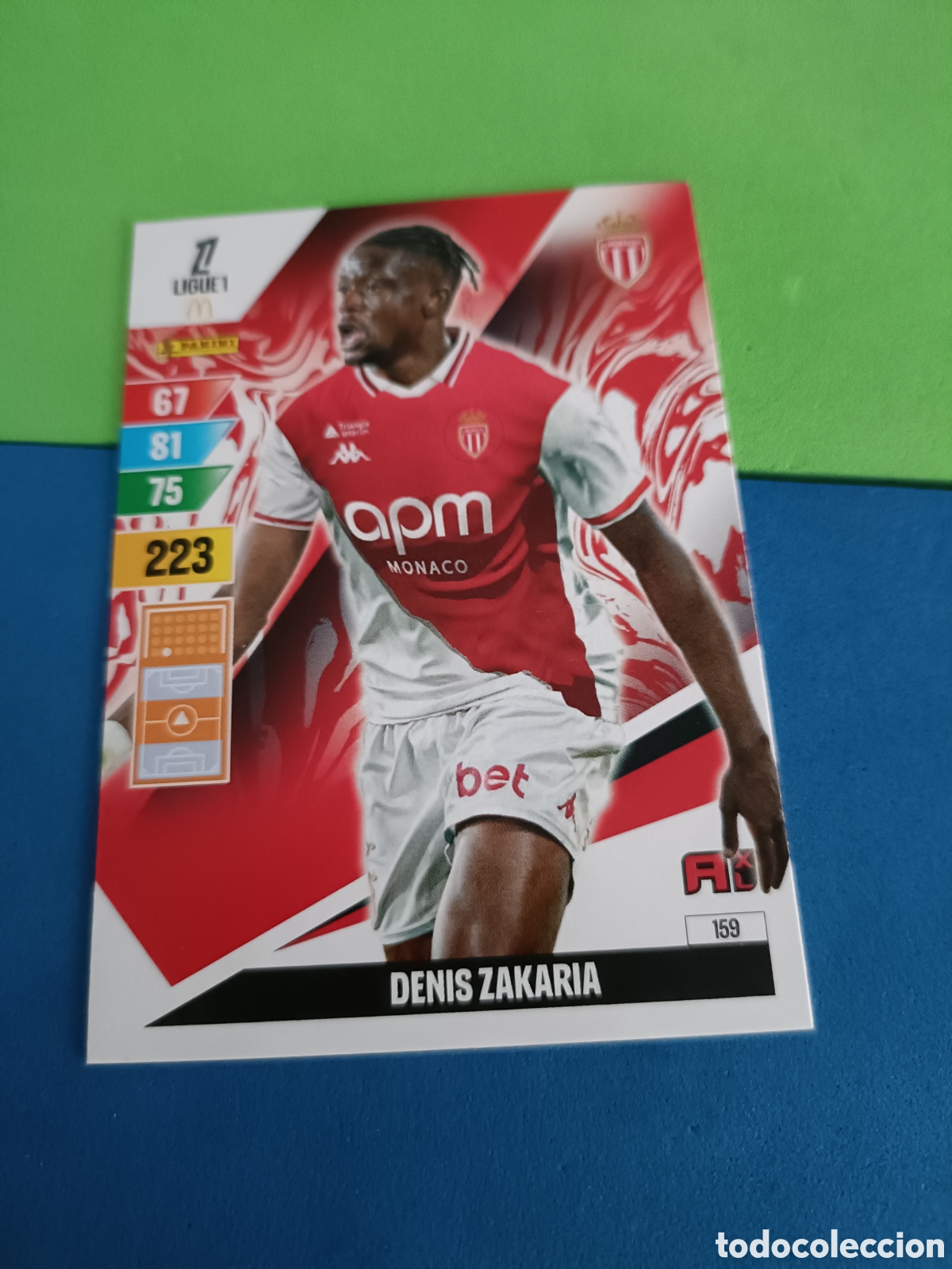 Fu&szlig;ball-Sticker: LIGUE 1 FRANCIA FRANCE ADRENALYN XL 24 25 2024 2025 - 159 Zakaria