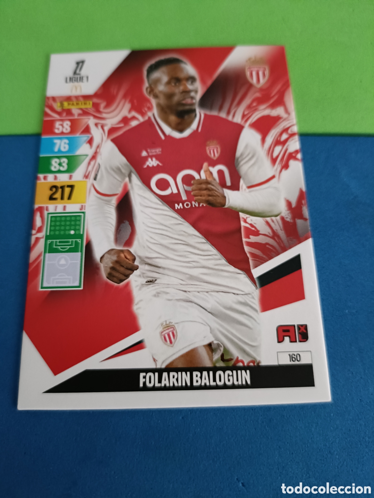 Fu&szlig;ball-Sticker: LIGUE 1 FRANCIA FRANCE ADRENALYN XL 24 25 2024 2025 - 160 Balogun