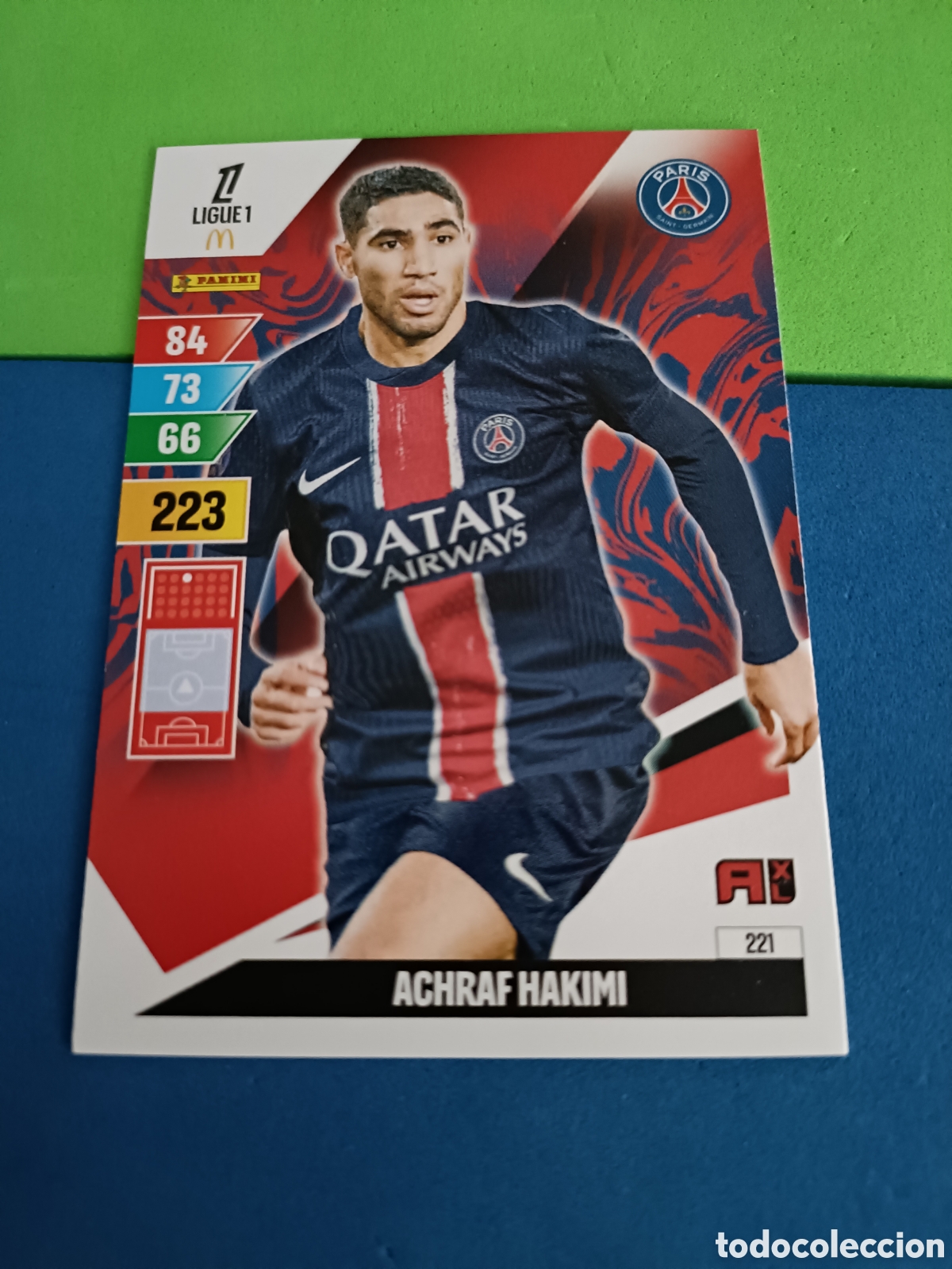 Football Stickers: LIGUE 1 FRANCIA FRANCE ADRENALYN XL 24 25 2024 2025 - 221 Hakimi PSG