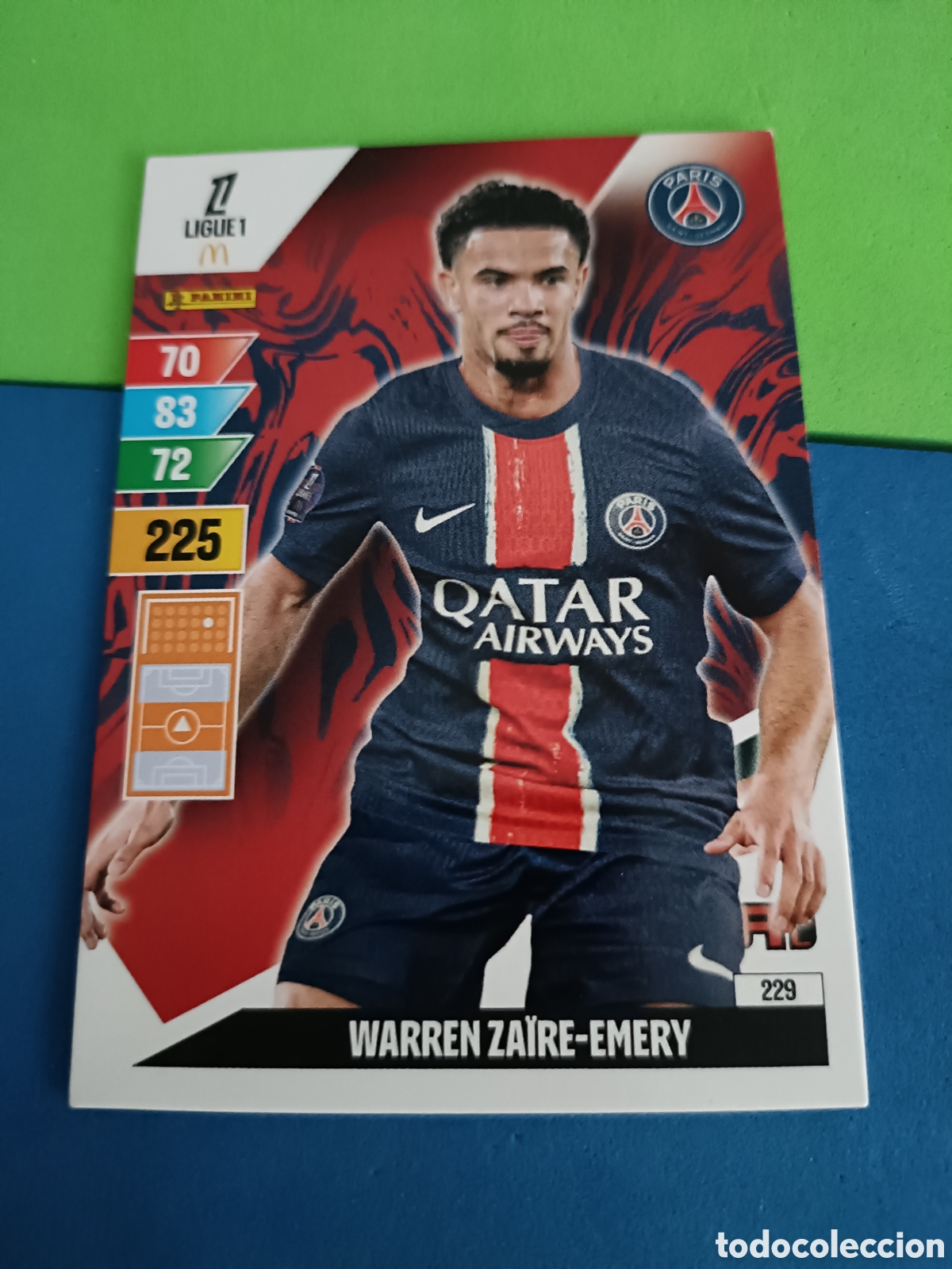 Football Stickers: LIGUE 1 FRANCIA FRANCE ADRENALYN XL 24 25 2024 2025 - 229 Zaire-Emery