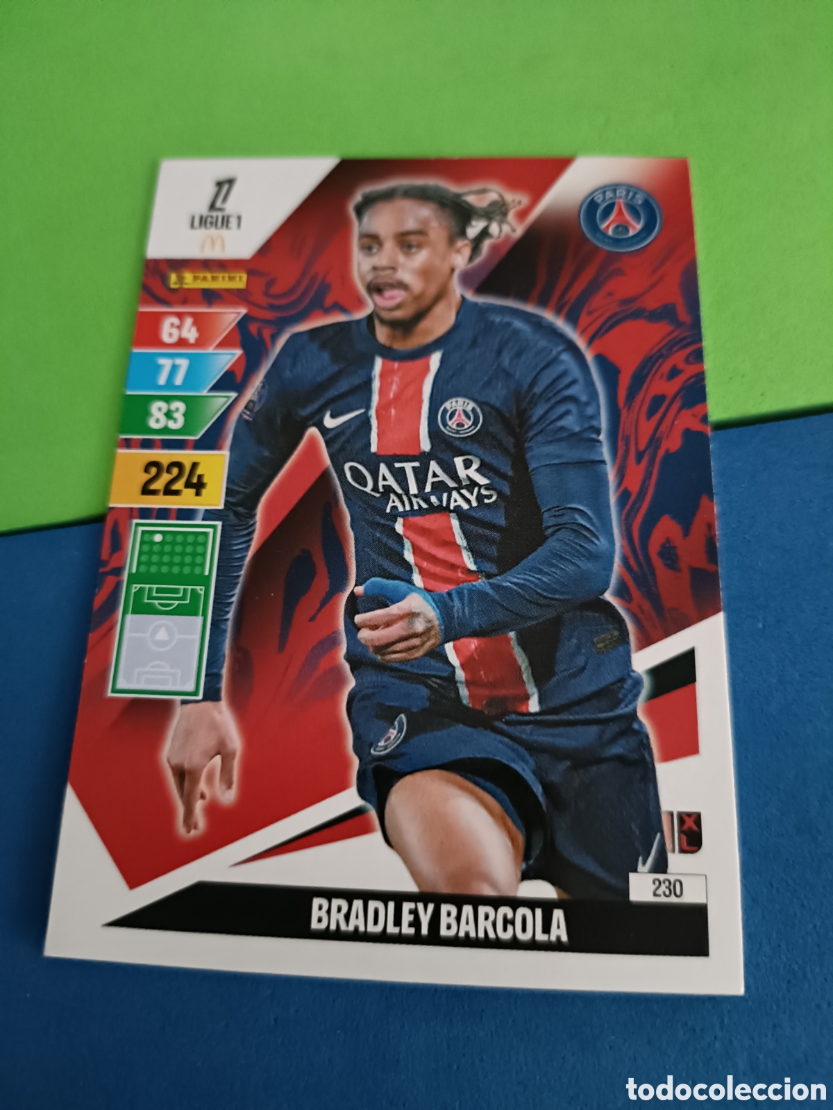 Cromos de Futebol: LIGUE 1 FRANCIA FRANCE ADRENALYN XL 24 25 2024 2025 - 230 Barcola PSG