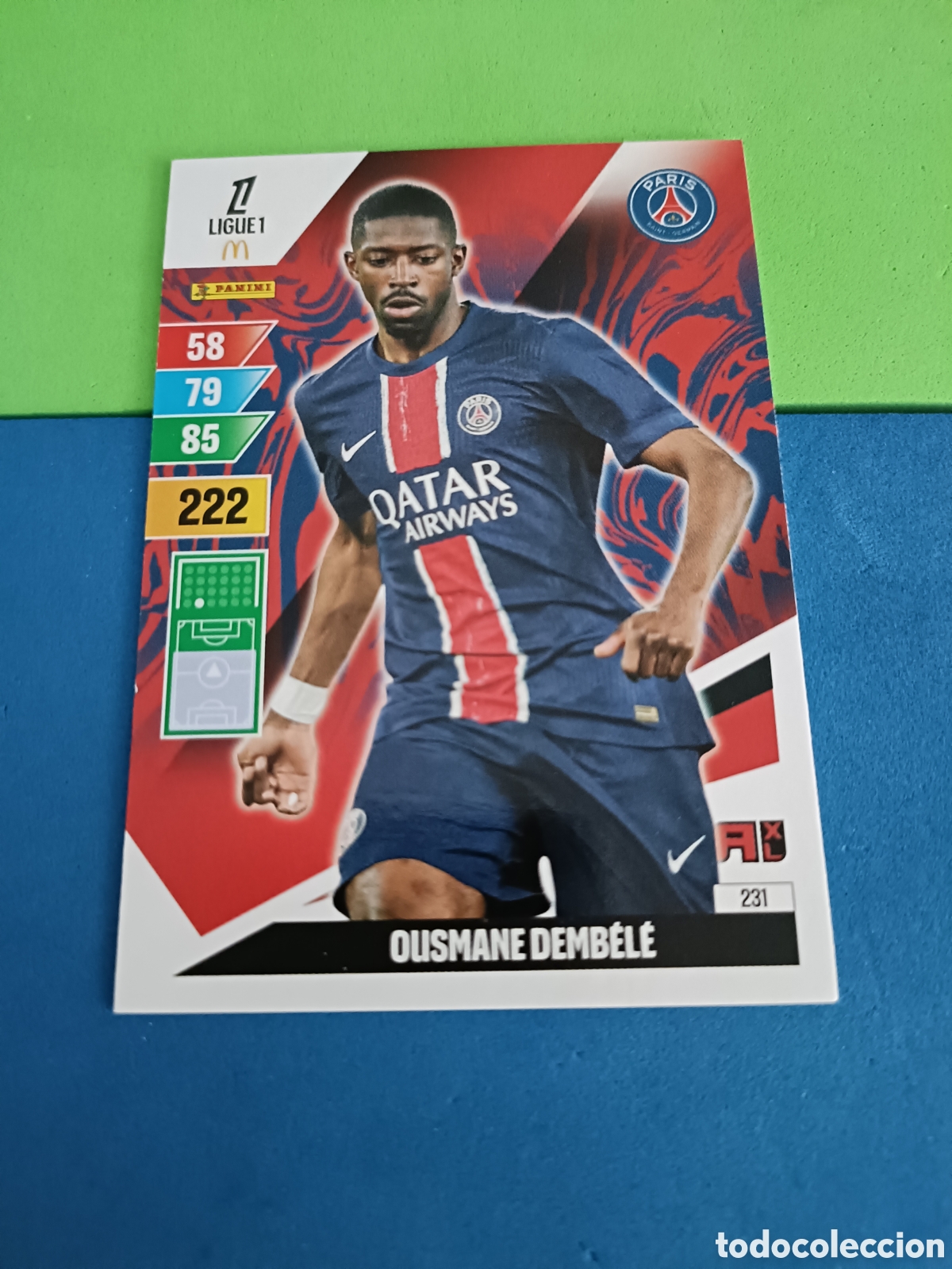 Cromos de Futebol: LIGUE 1 FRANCIA FRANCE ADRENALYN XL 24 25 2024 2025 - 231 Dembele PSG