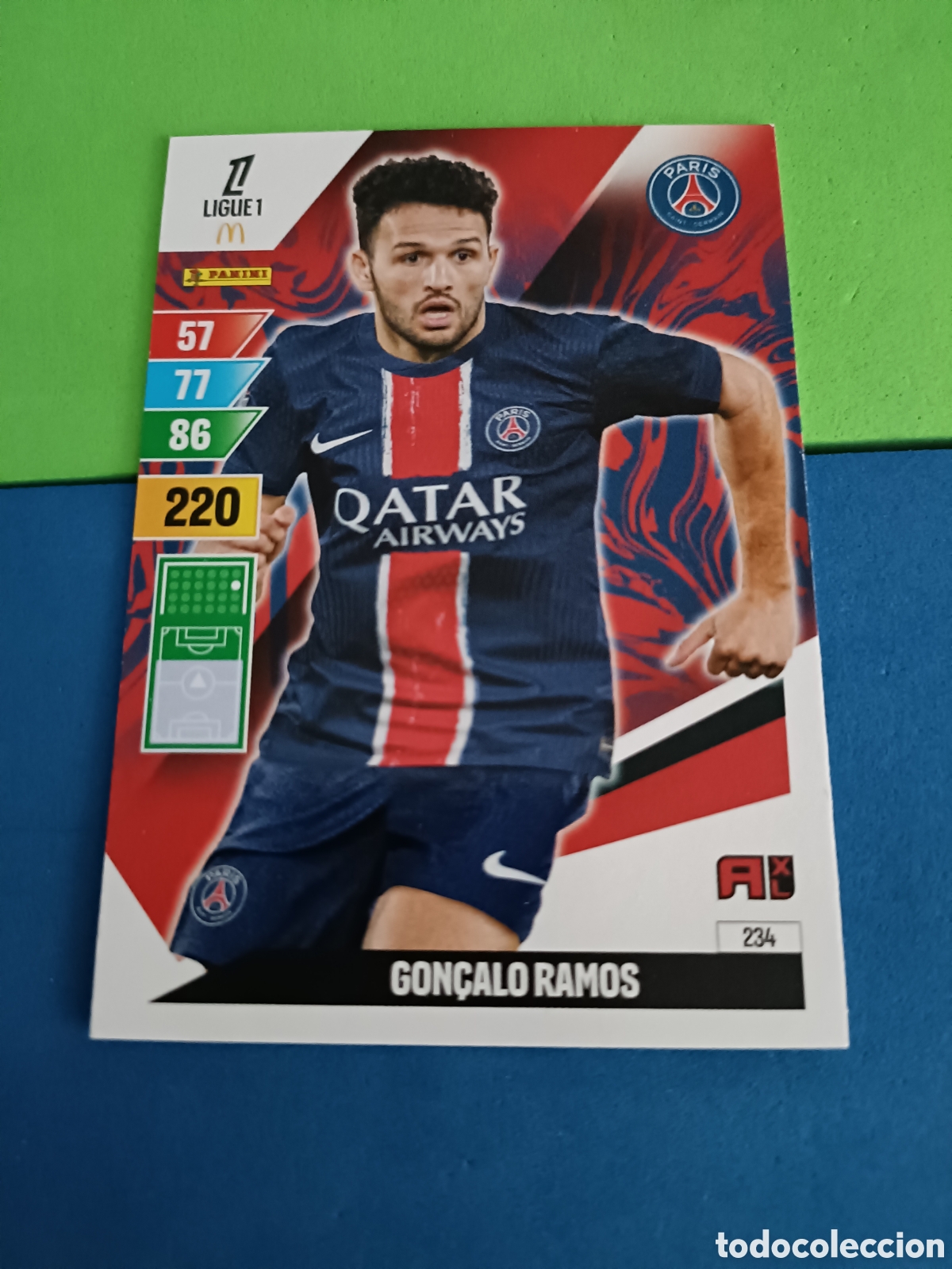 Cromos de Futebol: LIGUE 1 FRANCIA FRANCE ADRENALYN XL 24 25 2024 2025 - 234 Gon&ccedil;alo Ramos PSG