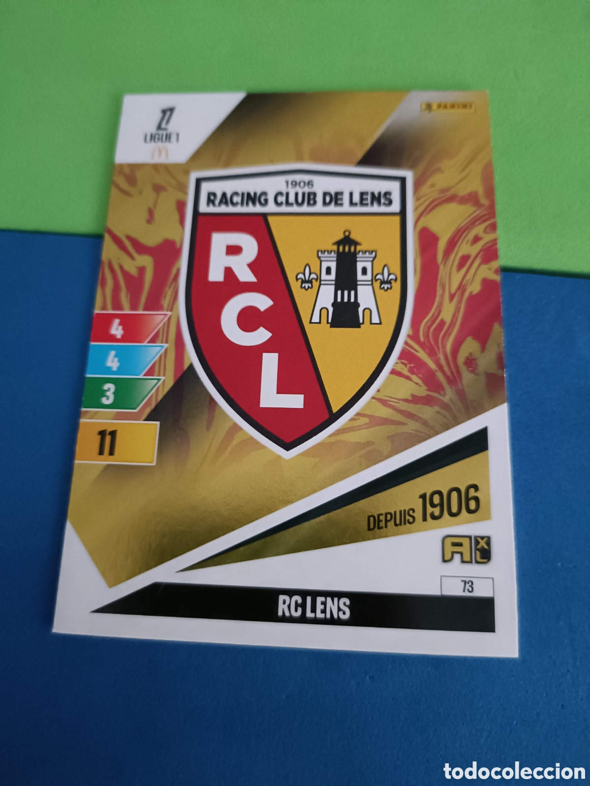 Cromos de F&uacute;tbol: LIGUE 1 FRANCIA FRANCE ADRENALYN XL 24 25 2024 2025 - 73 Escudo Lens