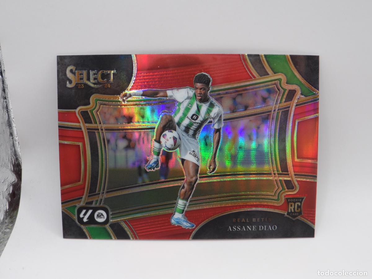 Football Stickers: 246 ASSANE DIAO ROOKIE PARALELA RED PRIZM BETIS PANINI SELECT LIGA 2023 2024 23 24 FIELD LEVEL