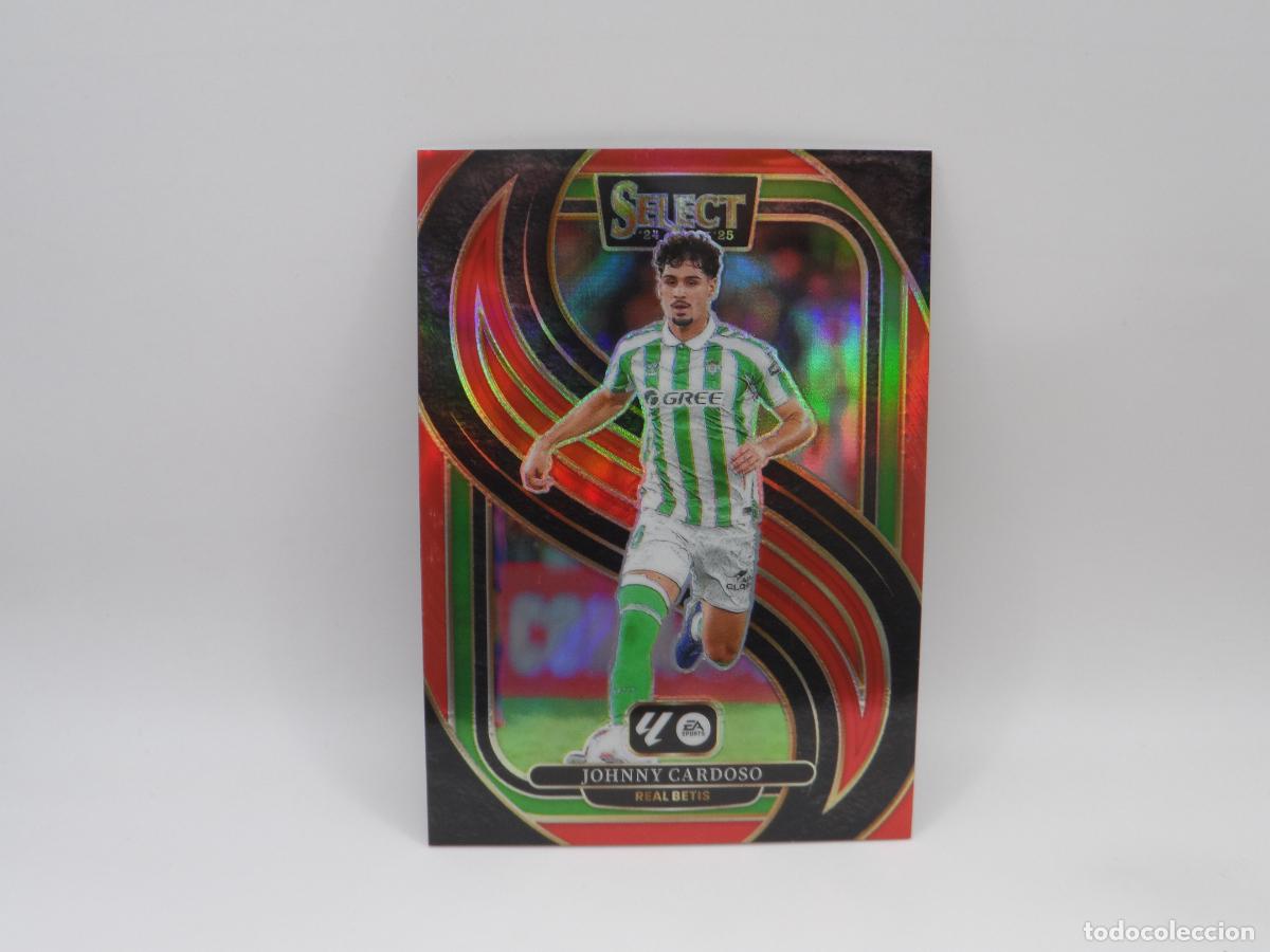 Football Stickers: 132 JOHNNY CARDOSO PARALELA RED PRIZM PRIZM BETIS PANINI SELECT 2024 2025 24 25