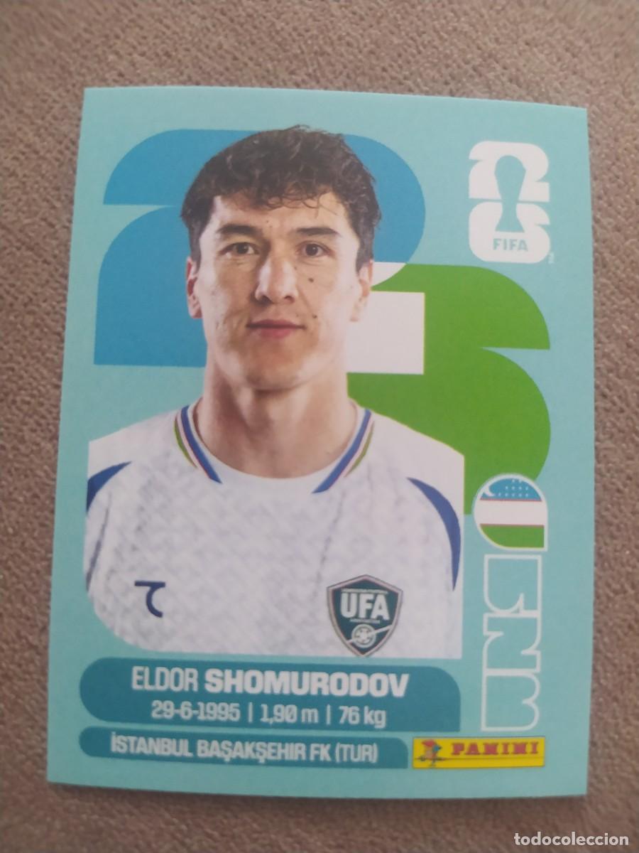 Football Stickers: Uzb 16 Eldor SHOMURODOV Uzbekist&aacute;n mundial 2026 panini