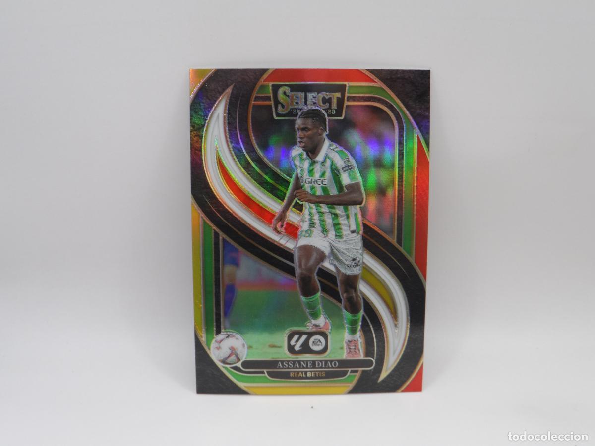 Football Stickers: 135 ASSANE DIAO PARALELA MULTICOLOR BETIS PANINI SELECT LIGA 2024 2025 24 25 MULTI-COLOR