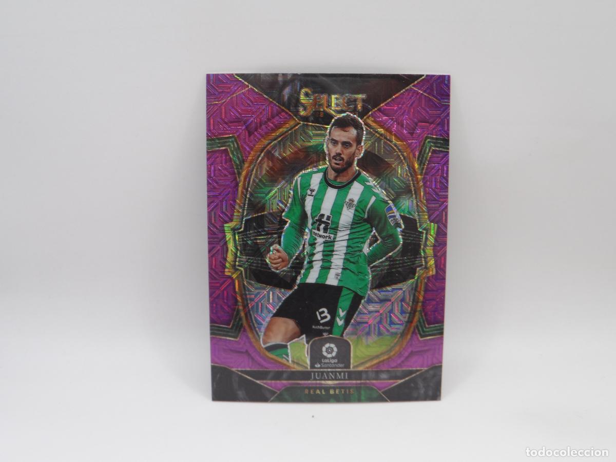 Cromos de F&uacute;tbol: 66 JUANMI PARALELA PURPLE MOJO BETIS PANINI SELECT LIGA 2023 2024 23 24 PRIZM