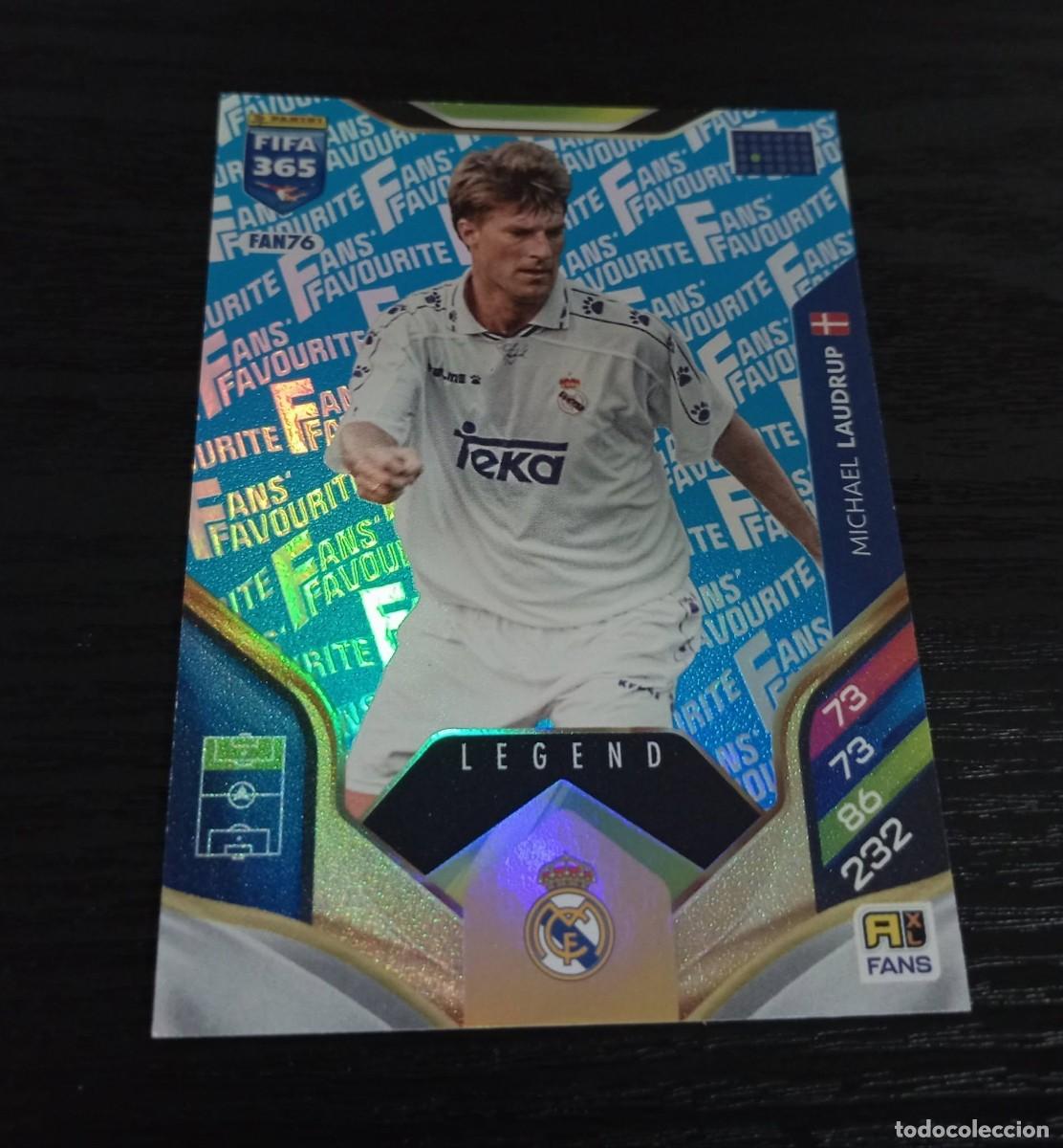 Cromos de Futebol: -PANINI ADRENALYN FIFA 365 2026 : FAN 76 LAUDRUP ( REAL MADRID ) FAN76 -- AZUL LEGEND --