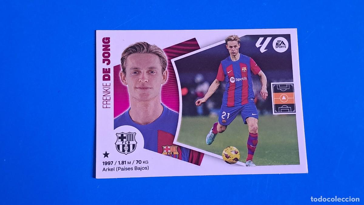 Cromos de F&uacute;tbol: LIGA ESTE 2024 2025 24 25 N&ordm; 12 A DE JONG BARCELONA NUEVO SIN PEGAR