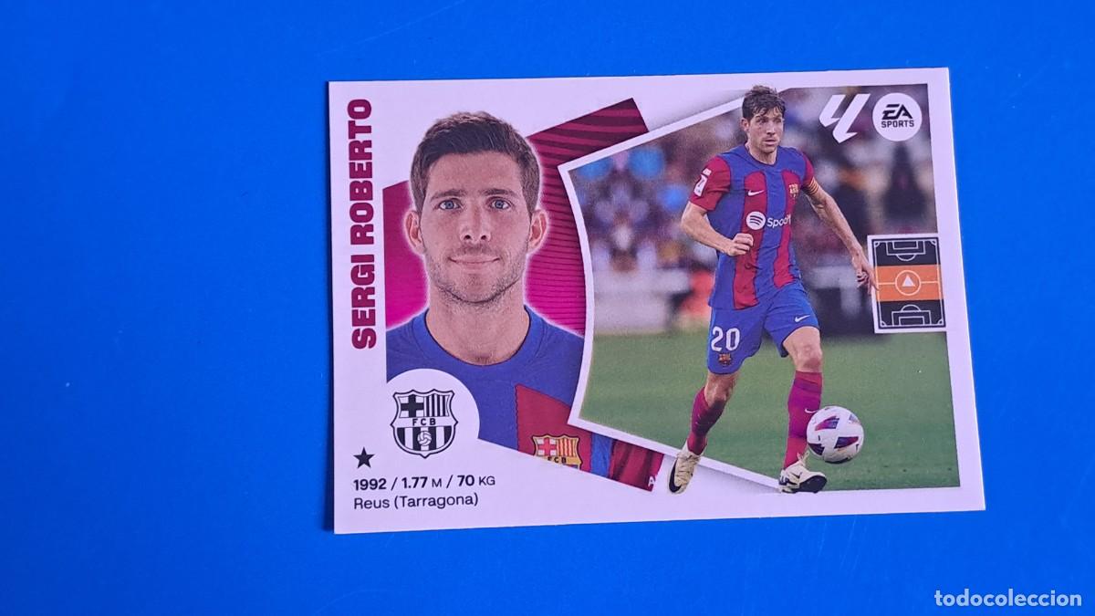 Cromos de F&uacute;tbol: LIGA ESTE 2024 2025 24 25 N&ordm; 12B SERGI ROBERTO BARCELONA NUEVO SIN PEGAR