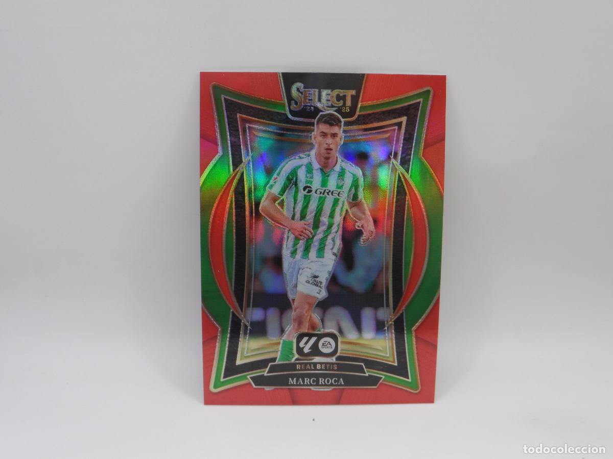 Cromos de F&uacute;tbol: 38 MARC ROCA PARALELA RED PRIZM BETIS PANINI SELECT LIGA 2024 2025 24 25 ROJO