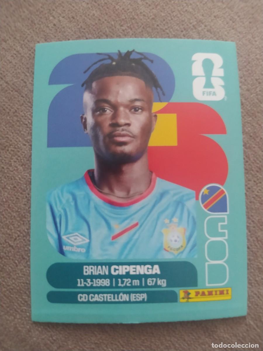 Fu&szlig;ball-Sticker: Cod 17 Brian CIPENGA RD Congo mundial 2026 panini