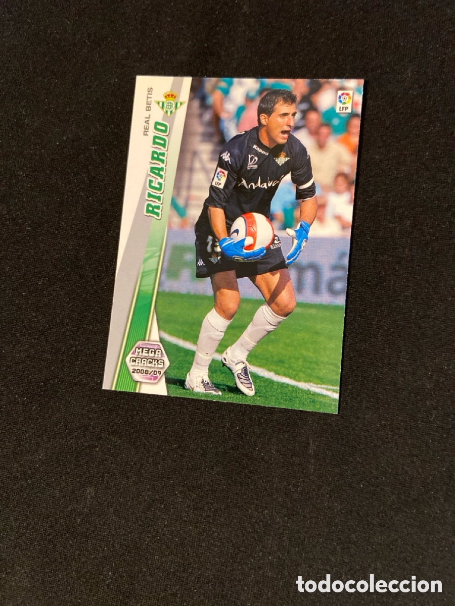 Fu&szlig;ball-Sticker: RICARDO 74 (BETIS) PANINI MEGACRACKS 2008-2009 08 09 CROMO CARTA M-5