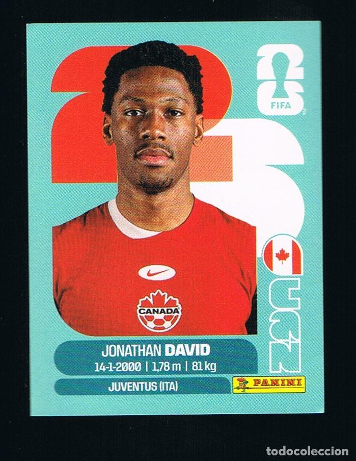 Football Stickers: STICKER FIFA WORLD CUP 2026 CANADA N&ordm; 20 JONATHAN DAVID