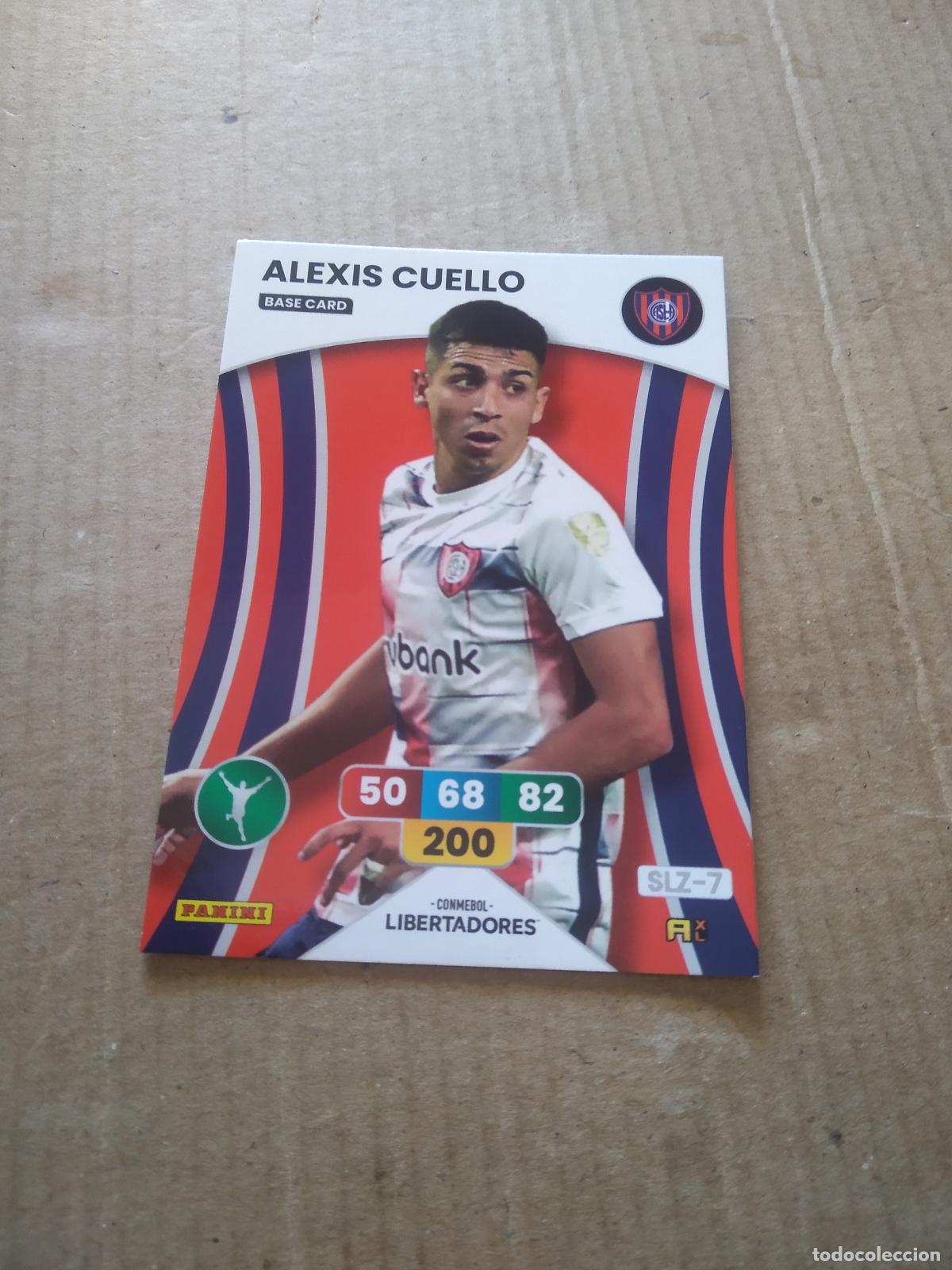Football Stickers: ALEXIS CUELLO SAN LORENZO CROMO FUTBOL PANINI ADRENALYN CONMEBOL LIBERTADORES SUDAMERICANA 2024