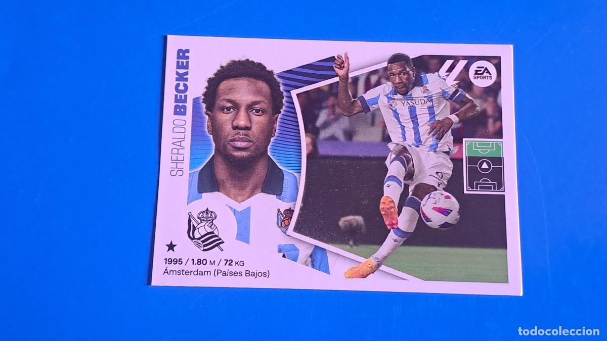 Fu&szlig;ball-Sticker: LIGA ESTE 2024 2025 24 25 N&ordm; 18 BECKER REAL SOCIEDAD NUEVO SIN PEGAR
