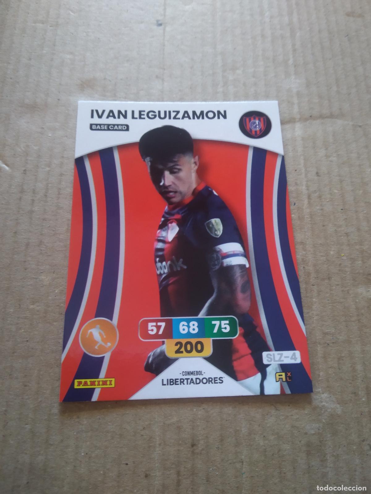 Cartes &agrave; collectionner de Football: IVAN LEGUIZAMON SAN LORENZO CROMO FUTBOL PANINI ADRENALYN CONMEBOL LIBERTADORES SUDAMERICANA 2024