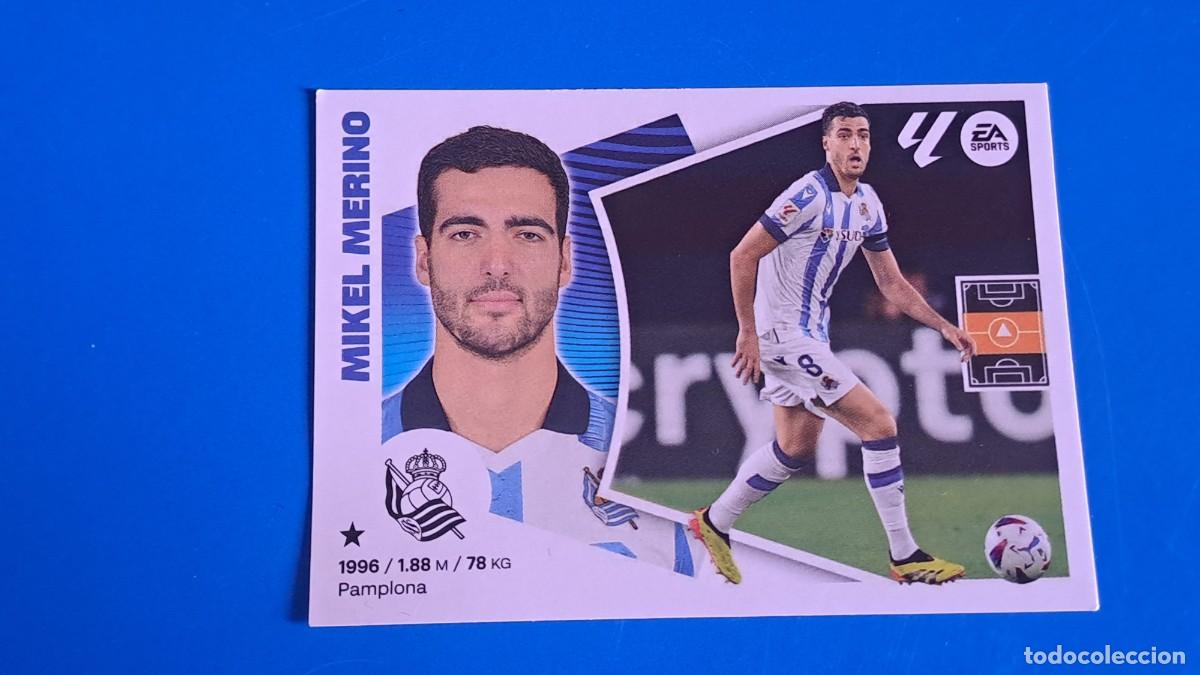 Figurine di Calcio: LIGA ESTE 2024 2025 24 25 N&ordm; 13 MIKEL MERINO REAL SOCIEDAD NUEVO SIN PEGAR