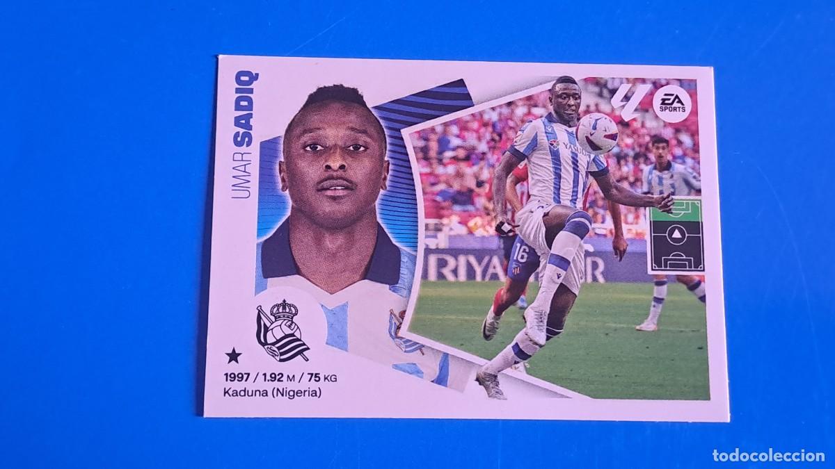 Cromos de F&uacute;tbol: LIGA ESTE 2024 2025 24 25 N&ordm; 20A SADIQ REAL SOCIEDAD NUEVO SIN PEGAR