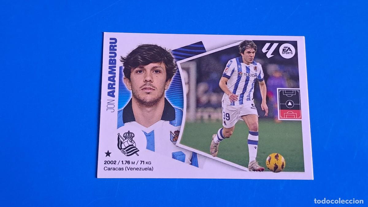 Cromos de F&uacute;tbol: LIGA ESTE 2024 2025 24 25 N&ordm; 10B ARAMBURU REAL SOCIEDAD NUEVO SIN PEGAR
