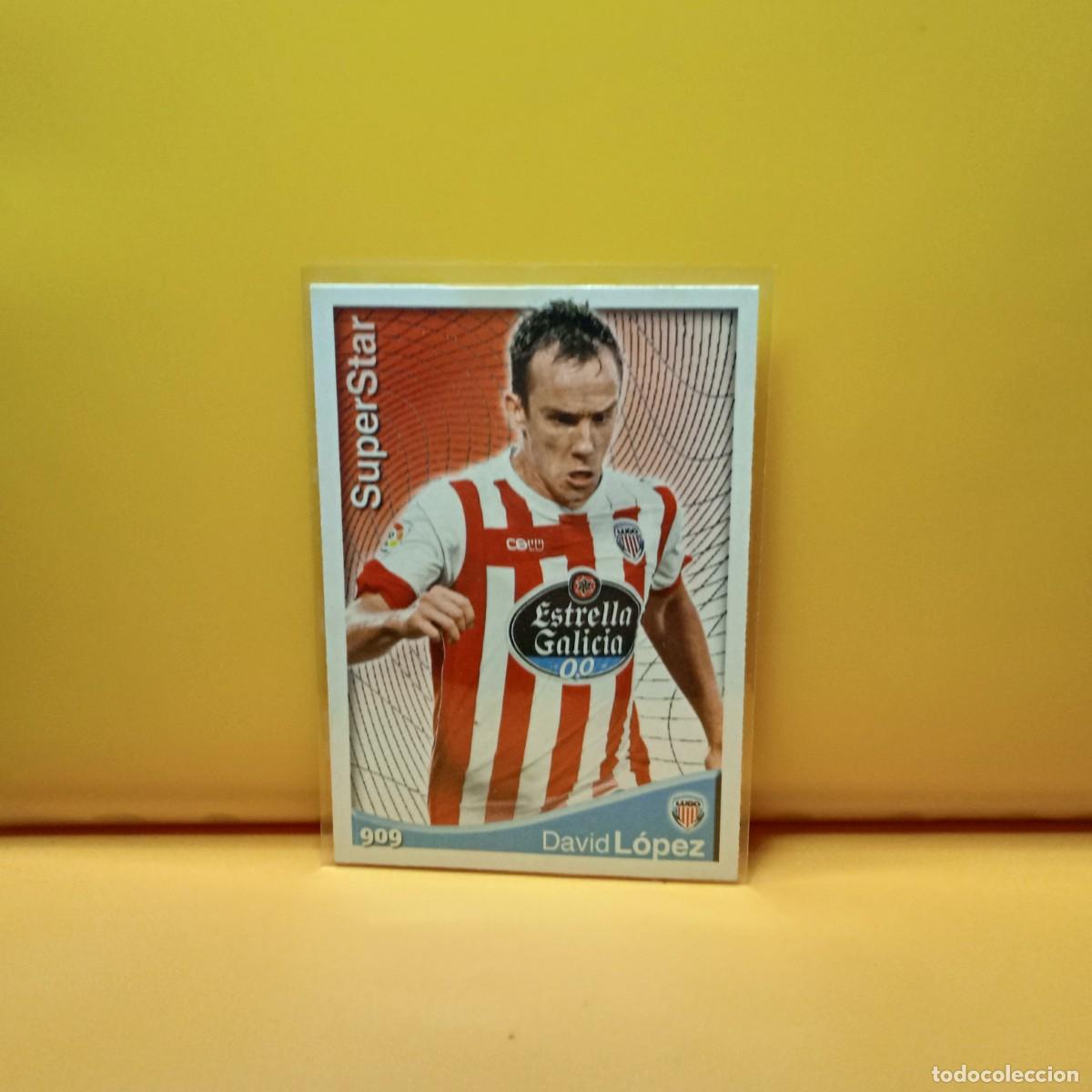 Cromos de F&uacute;tbol: MUNDICROMO 2014 2015 14 15 C.D LUGO SUPERSTAR DAVID L&Oacute;PEZ 909