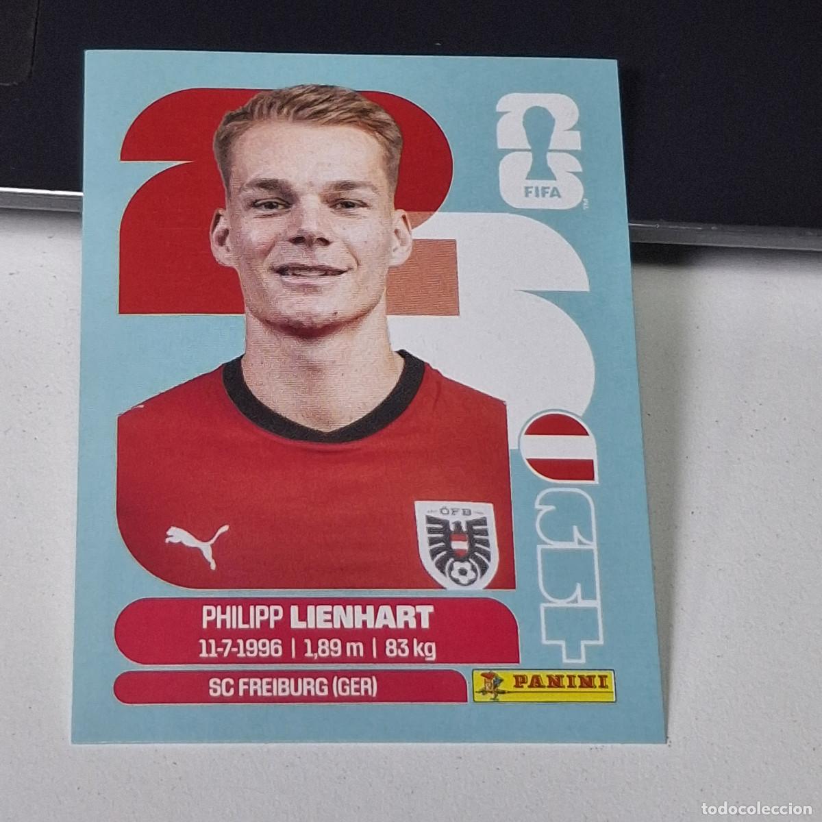 Cartes &agrave; collectionner de Football: B25 AUT6 PHILIPP LIENHART 6 AUSTRIA AUT MUNDIAL FIFA WORLD CUP 2026 STICKER PANINI
