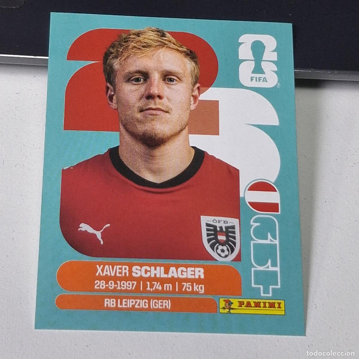 Cartes &agrave; collectionner de Football: B25 AUT10 XAVIER SCHLAGER 10 AUSTRIA AUT MUNDIAL FIFA WORLD CUP 2026 STICKER PANINI