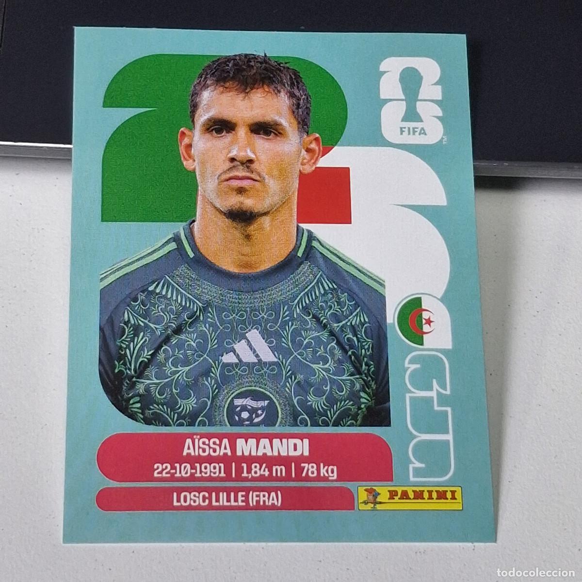 Cromos de F&uacute;tbol: B25 ALG7 A&Iuml;SSA MANDI 7 ARGELIA ALGERIA ALG MUNDIAL FIFA WORLD CUP 2026 STICKER PANINI