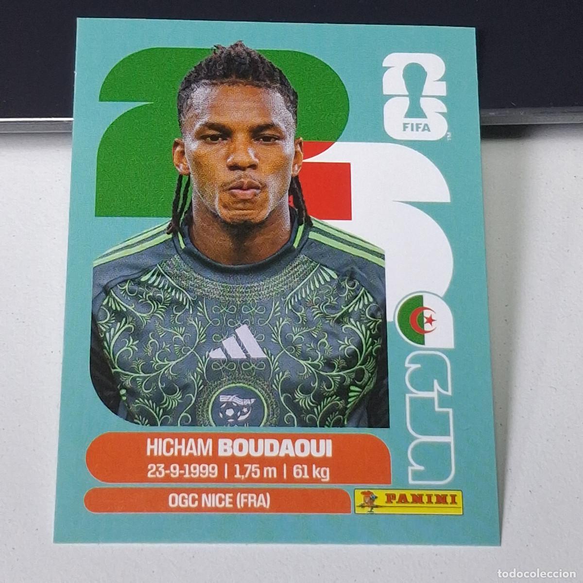 Cromos de F&uacute;tbol: B25 ALG10 HICHAM BOUDAOUI 10 ARGELIA ALGERIA ALG MUNDIAL FIFA WORLD CUP 2026 STICKER PANINI