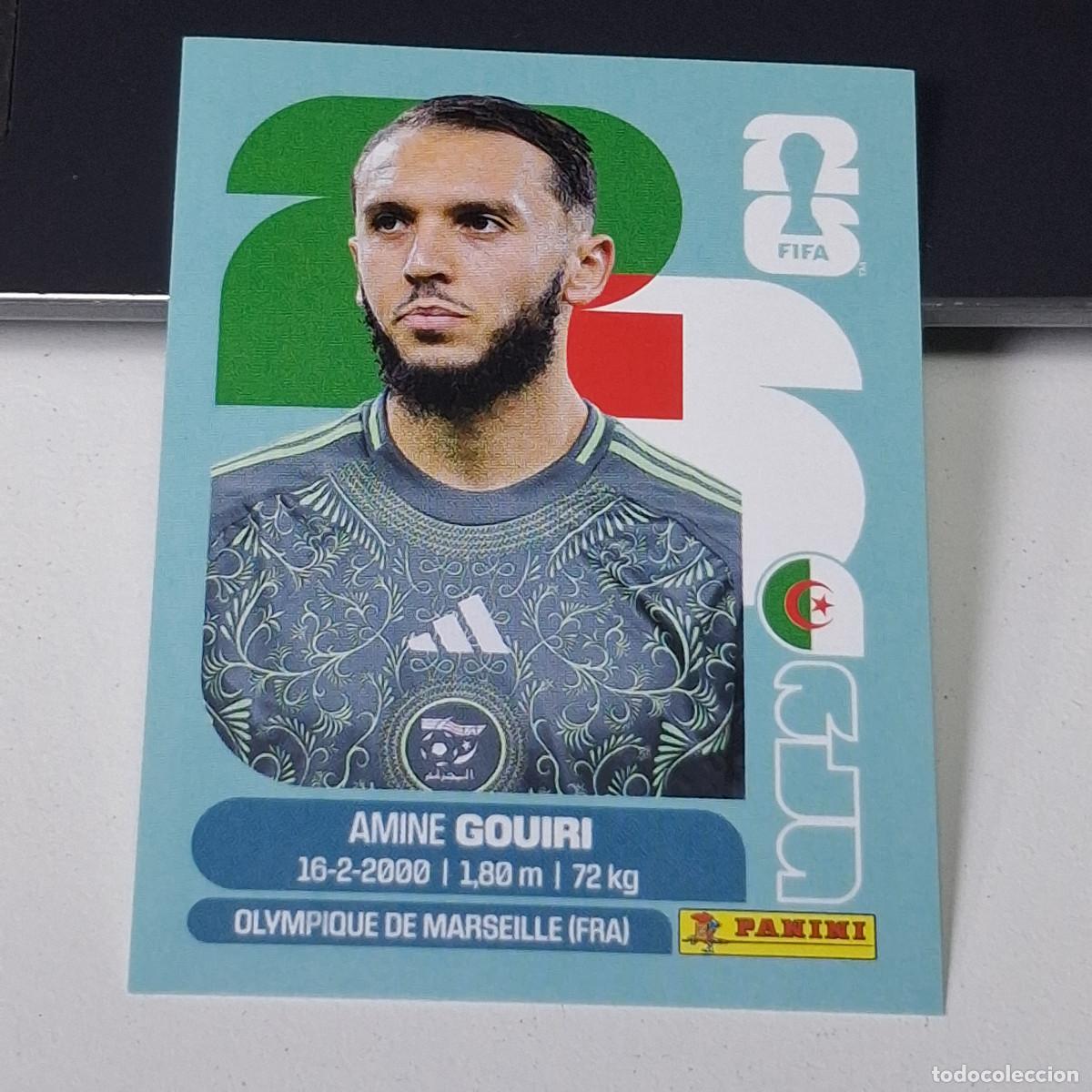 Football Stickers: B25 ALG 18 ALG18 AMINE GOUIRI ARGELIA ALG MUNDIAL FIFA WORLD CUP 2026 STICKER PANINI
