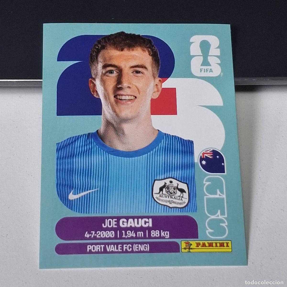 Football Stickers: B25 AUS 3 AUS3 JOE GAUCI AUSTRALIA AUS MUNDIAL FIFA WORLD CUP 2026 STICKER PANINI