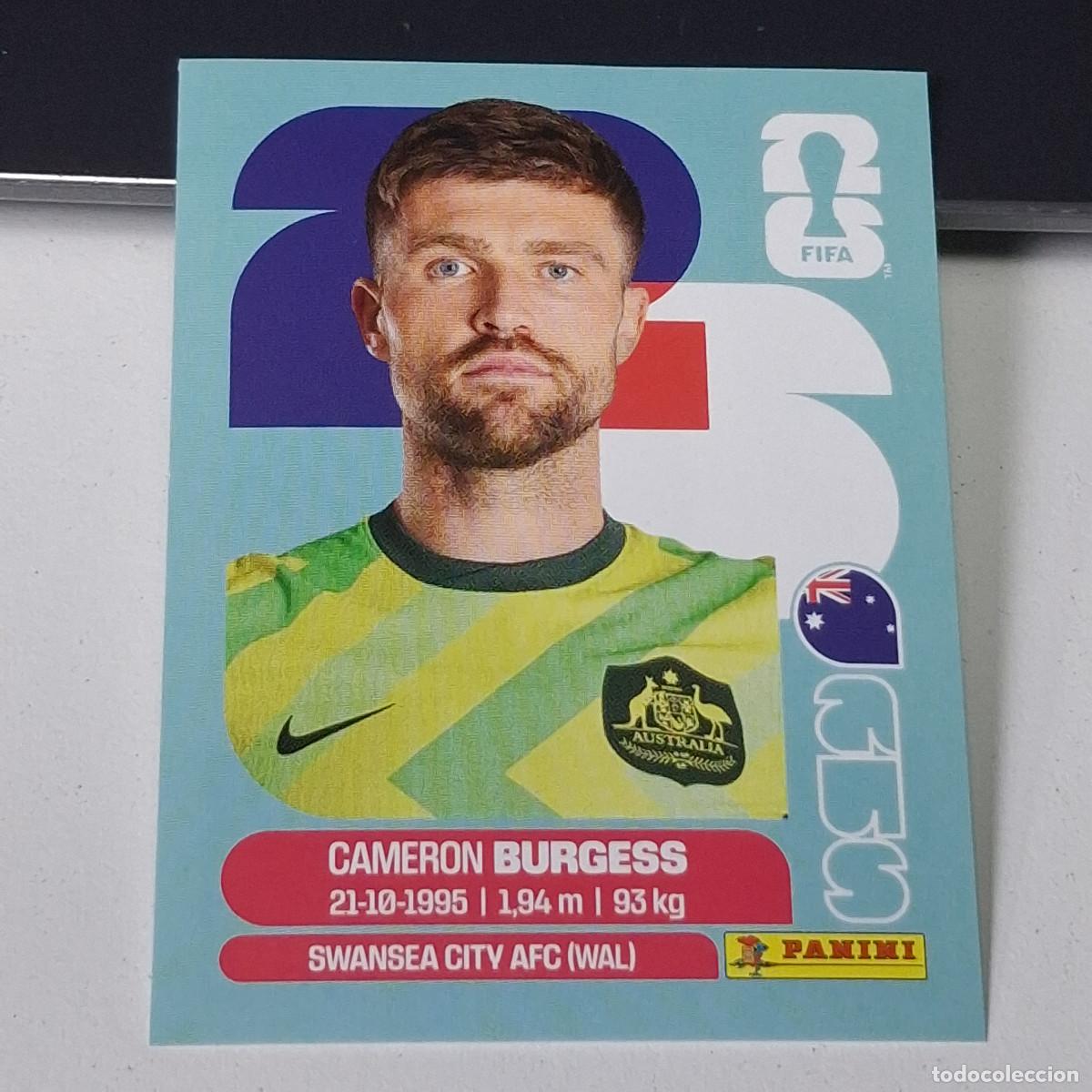 Football Stickers: B25 AUS 8 AUS8 CAMERON BURGESS AUSTRALIA AUS MUNDIAL FIFA WORLD CUP 2026 STICKER PANINI