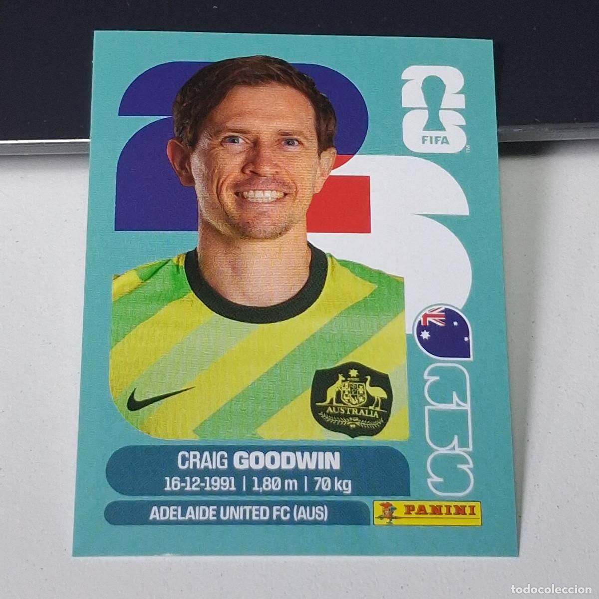 Football Stickers: B25 AUS 17 AUS17 CRAIG GOODWIN AUSTRALIA AUS MUNDIAL FIFA WORLD CUP 2026 STICKER PANINI