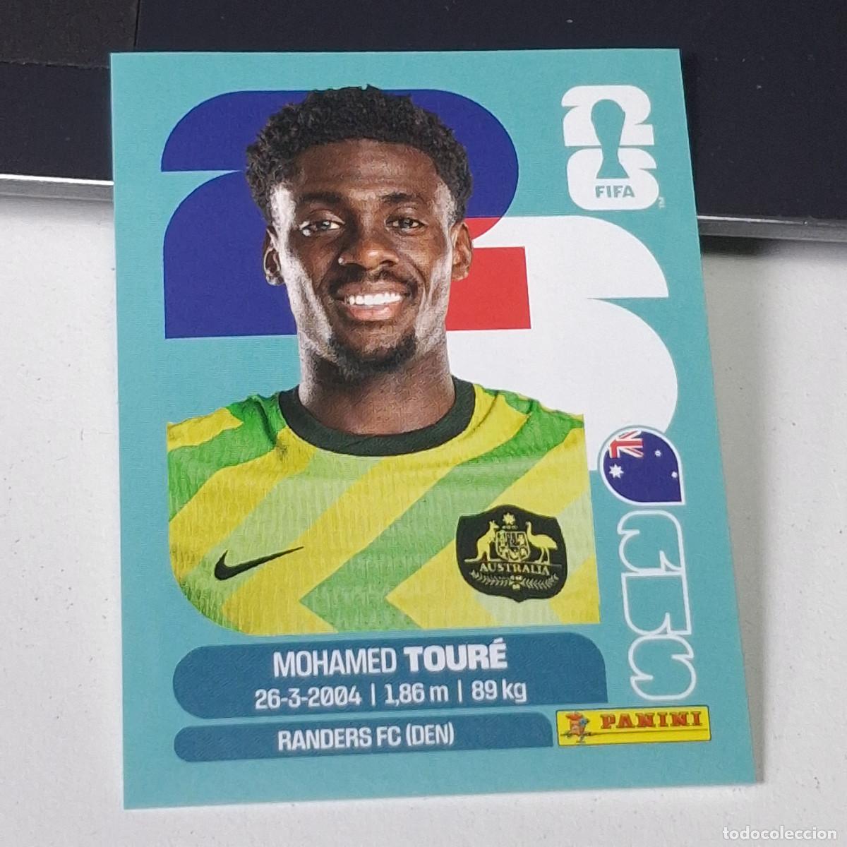 Football Stickers: B25 AUS 20 AUS20 MOHAMED TOURE AUSTRALIA AUS MUNDIAL FIFA WORLD CUP 2026 STICKER PANINI