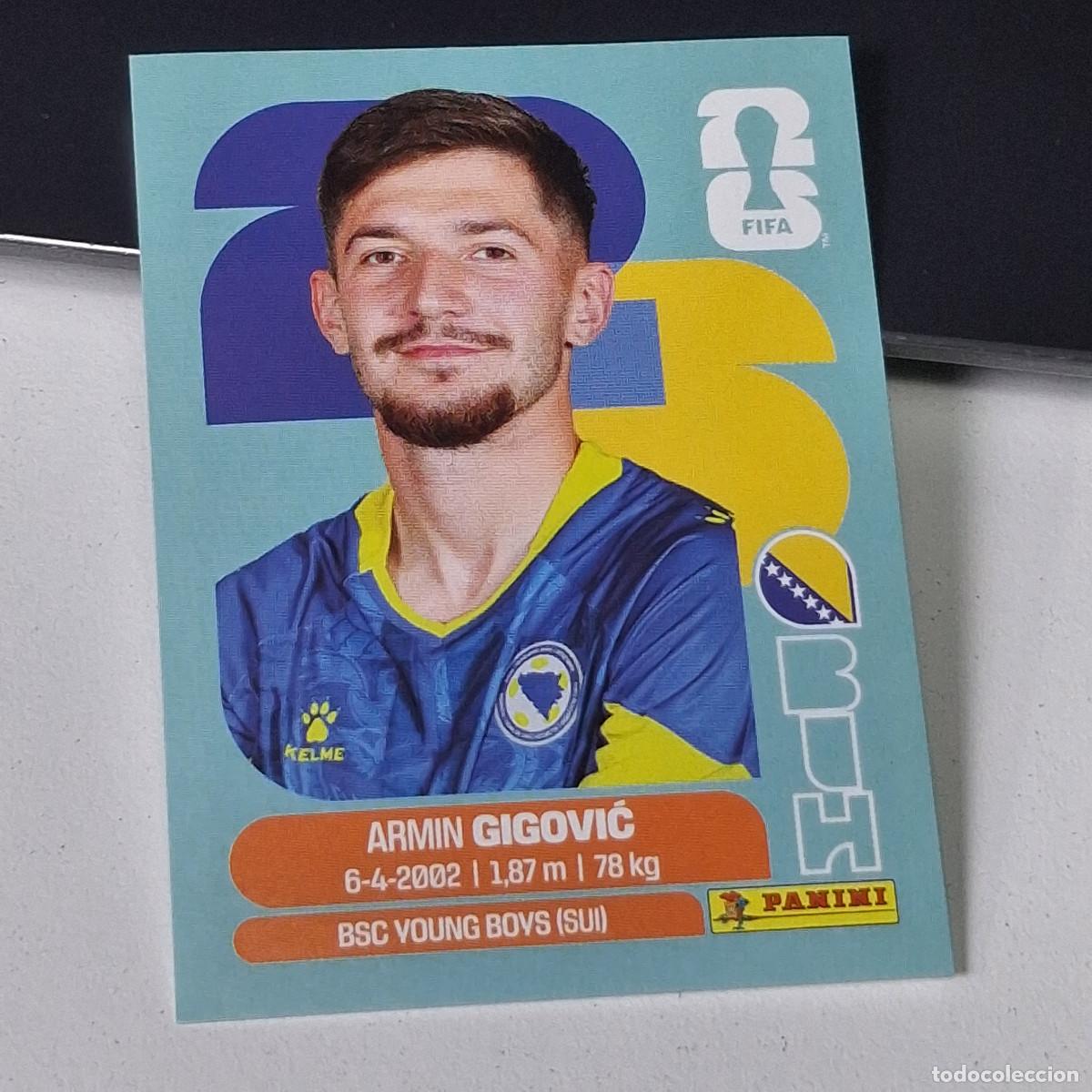 Football Stickers: B25 BIH10 ARMIN GIGOVIĆ 10 BOSNIA HERZEGOVINA BIH MUNDIAL FIFA WORLD CUP 2026 STICKER PANINI