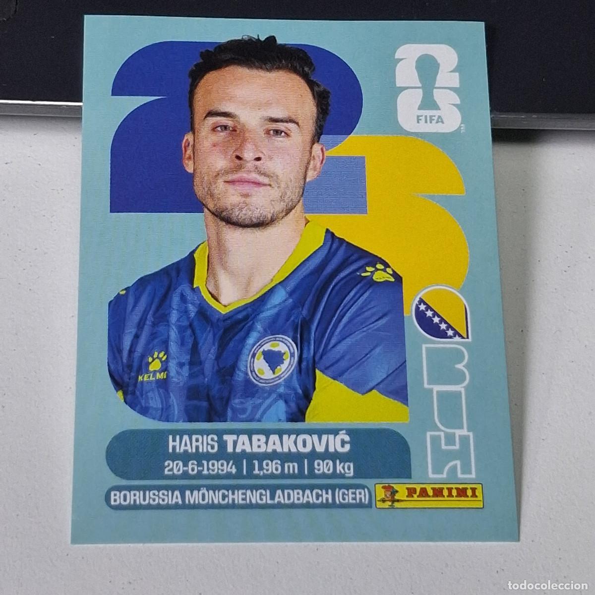 Football Stickers: B25 BIH 20 BIH20 HARIS TABAKOVIC BOSNIA HERZEGOVINA BIH MUNDIAL FIFA WORLD CUP 2026 STICKER PANINI