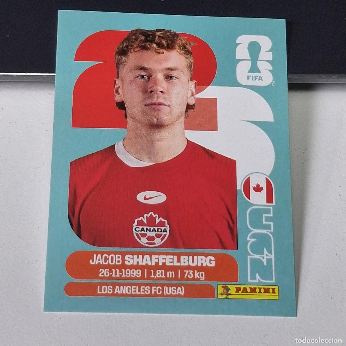 Cartes &agrave; collectionner de Football: B25 CAN14 JACOB SHAFFELBURG 14 CANADA CAN MUNDIAL FIFA WORLD CUP 2026 STICKER PANINI