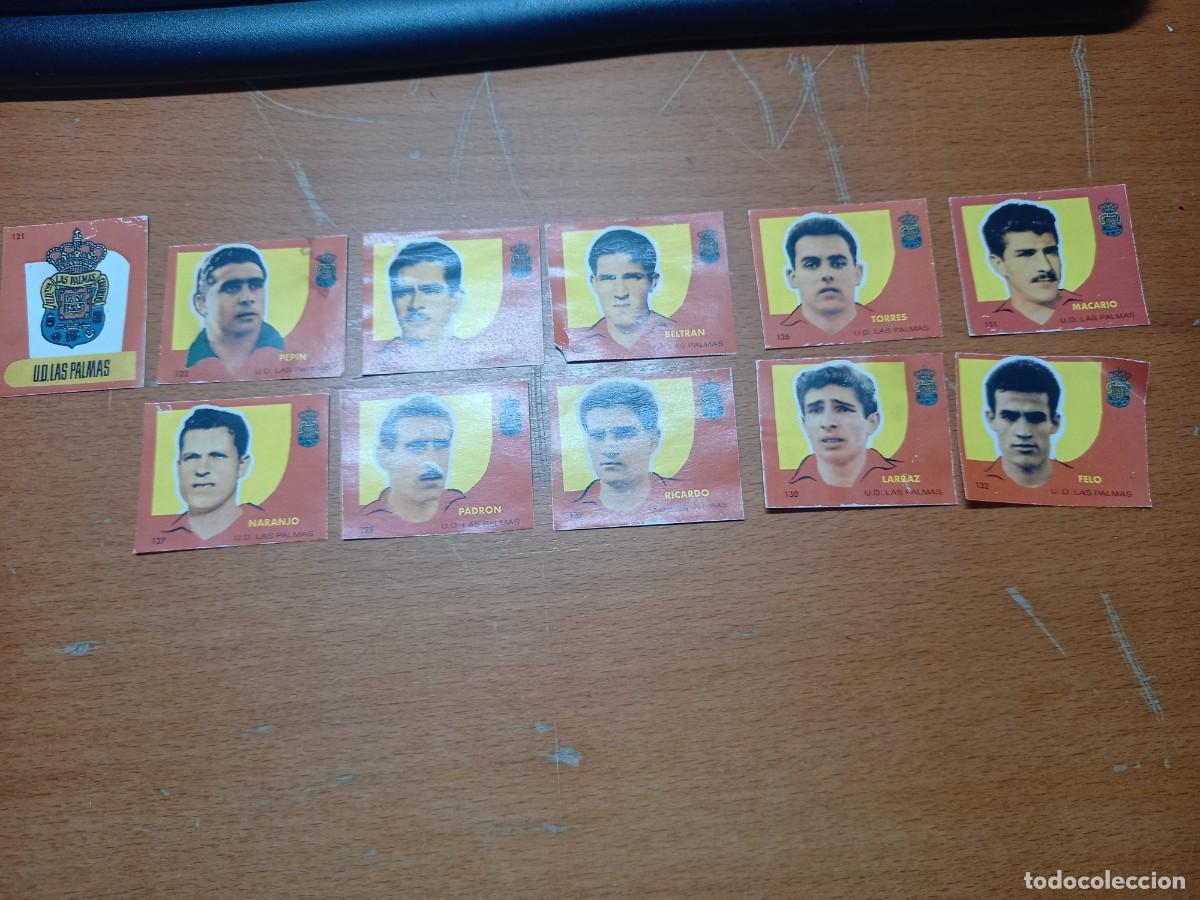 Cromos de F&uacute;tbol: LOTE CROMOS BRUGUERA 1958 DEL LAS PALMAS 11 CROMOS