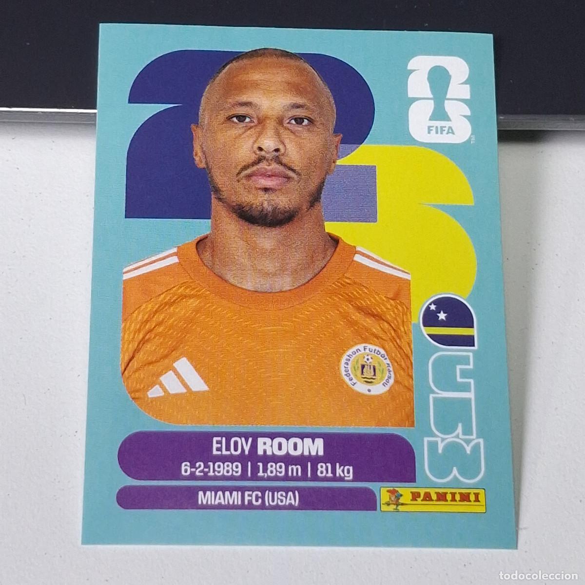 Cromos de F&uacute;tbol: B25 CUW 2 CUW2 ELOY ROOM CURACAO MUNDIAL FIFA WORLD CUP 2026 STICKER PANINI